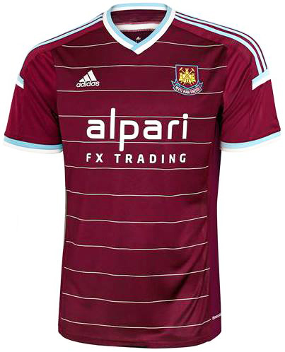 West Ham United Domicile 2014/2015 - Cliquez sur l'image pour la fermer